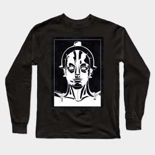 MARIA - Metropolis (Black and White) Long Sleeve T-Shirt